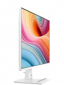 MSI PRO MP251W E2 24.5-Inch IPS 1920 X 1080 (FHD) Gaming Office Monitor, 120Hz, Adaptive Sync, HDR Ready, HDMI, VGA Port, Display Port,VESA Mountable, Tilt, Speaker, 4-Side Slim Bezel ,1ms, White - 美規A型插(110-127V) - 查看 2