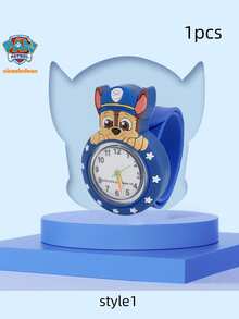 Paw Patrol 1 Piece Of Dog Patrol Waterproof Watch, Cute Pop Ring Watch, Cartoon Watch, Birthday Gift For Friends And Classmates, Rental Number, Party Atmosphere Decoration, Perfect Party Decoration, Home Decoration Ornament, Perfect Room Decoration, Christmas Gift Valentine's Day, Ideal Friend Gifts For Birthday Celebrations, Souvenirs, Women's Souvenir, Cute Aesthetic, Valentine Day Gifts, Decorations, Home Decor, Valentines Gifts