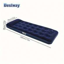 Bestway Bestway 67226/67225/67224/67223 One-Piece Air Mattress Foot Pump, Air Mattress Inflatable Bed, Home Portable Inflatable Bed, Mattress Camping Sleeping Mat, Portable Air Mattress Bed, Inflatable Air Bed, Air Mattress