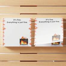 4 件/套趣味办公便签 - 50 张趣味办公便签 - 趣味办公便签适用于学校和办公室 - 彩色 - 查看 3