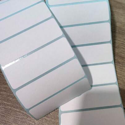 200 Stücke/100 Stücke einfarbige Etiketten Aufkleber, einfach zu verwenden und vielseitig einsetzbare selbstklebende Etiketten, 70*20mm geeignet für Büro und Schüler Etiketten, Barcode Drucker Papier, zufällige Mischung, Schulmaterial, Schulanfang