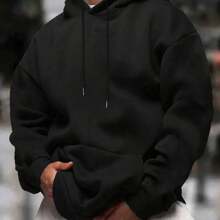 Hoodie Black Fat Lives Matter Open The Buffets Graphic Print Casual Wear - màu đen - Xem 2