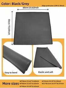 1pc Silicone Washing Machine Pad, Refrigerator Pad, Washing Machine Top Pad, Suitable For Placing On Top Of Washing Machine, Can Also Be Used As Coffee Machine Pad, Dish Drying Mat, Non-Slip Storage Pad, Large Pet Pad. - Multicolor - View 3