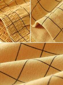 3 pièces/set Short de détente aéré et doux à rayures, caleçons boxeurs de couleur unie respirants pour hommes (noir, bleu, jaune), convient pour le port extérieur - Multicolore - Voir 7