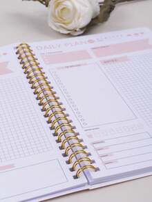 Trees 1 Undated Daily To-Do List Planner - Pink - View 7