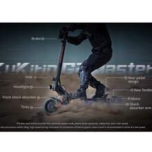 KuKirin G2 Master Electric Scooter (2025 Version), 1000 W*2 Motor, 52 V 20.8 Ah Battery, 10-Inch Tires, 60 Km/H Top Speed, 70 Km Range, Dual Disc Brakes Front And Rear, Hydraulic Shock Absorption - 查看 2
