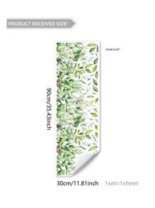 2 件/套叶子和蝴蝶图案墙贴，卡通 PVC 可移除墙标贴花，用于家居装饰，贴纸，墙贴花，乙烯基贴花，用于家居装饰，春季装饰品让您的家焕然一新，拉玛装饰贴纸礼物生日毕业 - 彩色 - 查看 10