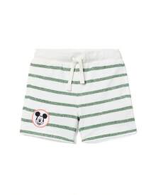 Janie And Jack Disney Mickey Mouse Striped Short - Multicolor - View 2