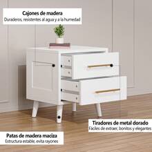 Storage Drawers - White - View 3