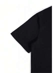 Authentic DGA Smile] Men's T-Shirt West Coast D GONZALES Mouse Now, Cry Later - Comfortable Cotton, Round Neck, Short Sleeves, 180g - 黑色 - 查看 5