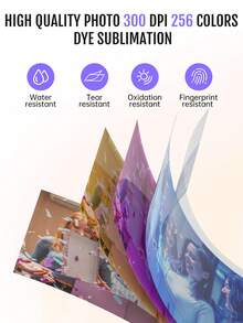 HPRT 4x6 Photo Printer CP4100 – Wireless Wi-Fi, Portable & Instant Print With 20 Sheets & 1 Ribbon, AR Video Printing For IPhone & Android – Perfect Christmas Gift - 美規A型插(110-127V) - 查看 4