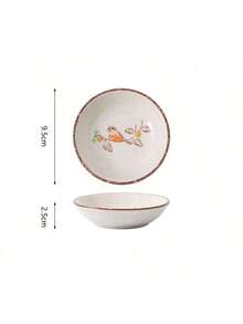 Cirelle Bộ 6 đĩa sứ Nhật Bản cổ điển, đĩa gốm, đĩa đựng gia vị, đĩa đựng nước tương, đồ dùng học tập, quà tặng Giáng sinh - Nhiều màu - Xem 6