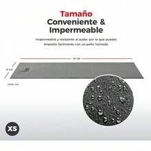 Esterilla de yoga Sunny & Fitness Tapete Protector de Espuma para el Suelo Gimnasio en Casa para Equipos de Fitness y Ejercicio - Disponible en 4 Opciones de Tamaño - XS - 30L x 20W x 0.16H pulgadas - Ver 6