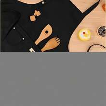 Adjustable Unisex Chef Apron With Paw Print & Bone Design - Heavy-Duty Kitchen Cooking Apron With Practical Pockets, One-Size-Fits-All For Men & Women, BBQ Grill, Meat, Pet Lover Gift (Father's Day, Mother's Day, Thanksgiving) - Black With Brown/Beige Paw Print & Bone Pattern, Durable & Easy-Clean, Fun And Functional For Cooking, Ideal For Dad And Mom, Stylish Kitchen Accessory With Adjustable Shoulder Straps, Apron For Chef, Adjustable Apron, Kitchen Apron For Men, - 1 cái - Xem 9