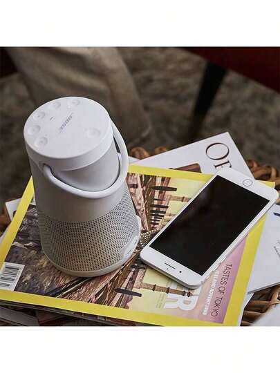 Bose SoundLink Revolve+ II Bluetooth Speaker With 360-Degree Surround Sound, Long-Lasting Battery Life, IP55 Waterproof And Dustproof Rating, Perfect For Parties And Gatherings (Silver)