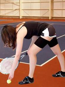 1 para damskich elastycznych, antypoślizgowych rękawów na uda, ochraniaczy na uda, antypoślizgowych rękawów na nogi, chroniących przed otarciami uda, odpowiednich do codziennego noszenia, w domu, na siłownię lub do uprawiania sportu - Wielokolorowe - Zobacz 8