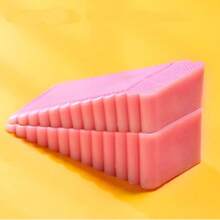 1pc Silicone Door Stopper, Flexible Rubber Door Stop For Indoor Outdoor Use, Prevents Door Damage And Floor Scratching, Easy To Install Without Tools Required, Durable Weather Resistant Long Lasting Material, Ideal For Home Office Hotel School Use, Keeps Your Space Quiet (Random Color) - 隨機顏色 - 查看 3