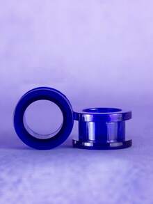 1 对时尚朋克波西米亚 Y2K 风格亚克力耳塞/耳塞，男女通用身体首饰，适合日常佩戴和聚会 - Ear gauge - 查看 4