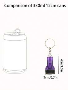 1 Móc khóa đèn pin mini dành cho nữ, Phụ kiện móc khóa, Đèn pin LED, Móc khóa vui nhộn, Phụ kiện ví, Quà tặng thú vị, Quà Giáng sinh, Quà tặng cho bạn bè, gia đình, nam giới, bạn gái, đồng nghiệp, Quà tặng phản hồi, Quà tặng khách, Quà tặng tiệc tùng, Đơn giản và đa năng, Thích hợp sử dụng hàng ngày, Phụ kiện túi xách, Phụ kiện xe hơi, Quà tặng giáo viên, Quà tặng chị gái, Quà tặng cho mẹ, cha, Quà tốt nghiệp và Quà tặng cho giáo viên - Nhiều màu - Xem 6
