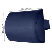 Cojín de tumbona de jardín, almohada para el cuello, reposacabezas reclinable, almohada para silla de playa, almohada para descanso en terraza de campamento - 1 pieza azul - Ver 3