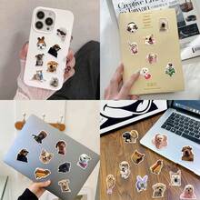 100 张搞笑表情包贴纸可爱狗狗贴纸表情包狗贴花卡通搞笑狗狗贴纸表情包动物贴纸乙烯基防水贴纸适用于水瓶、电脑、笔记本电脑、手机、行李箱、笔记本、冰箱 - F - 查看 4