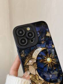 波西米亚风星空图案手机壳,饰以月亮、星星、太阳等彩色图案,融合复古艺术、神秘元素(月亮和星星符号),黑色印花,充满波西米亚风情。这款手机壳神秘浪漫,复古风格,保护手机免受日产和三星Galaxy手机的侵害。此外,它还适用于 17 Pro Max等机型,以及三星A05/A13/A15/A14/A34/A54/A52/A53/S21FE/S22/S23/S24/PLUS/ULTRA等机型。 - 彩色 - 查看 4