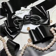 1 Roll Polyester Satin Ribbon, Suitable For Gift Boxes, Candy Boxes, Cake Boxes, Flower Decoration (Machine Dyed, Slight Color Difference)