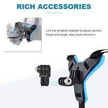 Suporte Capacete Moto Câmera Celular Galaxy Gopro Ios Queixo - Multicolorido - Visão 3