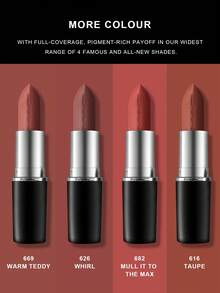 MAC M.A.C XIMAL Satin Matte Lipstick - 682 Mull It To The Max (Dirty Peach) 3.5g - 682 MULL IT tO tHE MAX 0.12 Oz./3.5g - View 7