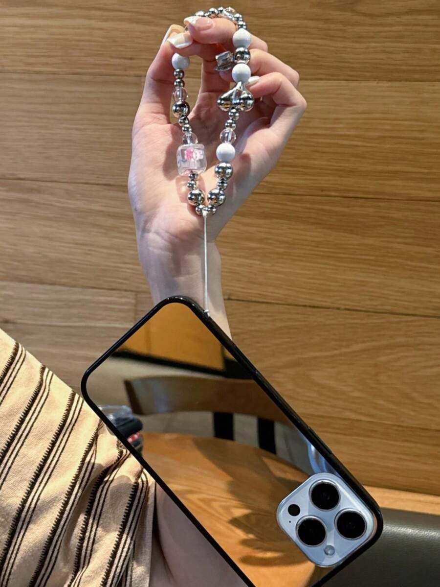 1 pieza Funda de espejo con marco negro, compatible con modelos de teléfono 11/12/12 Pro/12 Pro Max/13/13 Pro/13 Pro Max/14/14 Pro/14 Pro Max/15/15 Pro/15 Pro Max/16/16 Pro/16 Pro Max/16 Plus/17/17 Pro/17 Pro Max/17 AIR - Negro - Ver 1