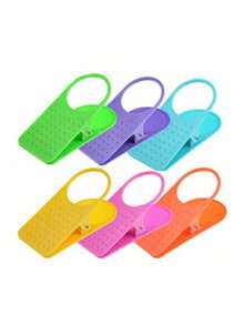New Large Size Table Edge Cup Holder/Cup Stand, Clip-On Office Desk Edge Cup Holder ,Drinking Cup Holder Creative Portable Drinking Cup Holder Clip Clamp For Desk Table Office Cup Coffee Drink Holder(Random Color) - Multicolor - View 7