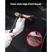 Dent Puller Kit, Paintless Car Dent Removal Tool, Auto Fen.Der Damage Repair Puller Lifter With Curved Rod, Crowbar, Rubber Hammer, Airbag, Detachable & Repair Pens, Replacement Heads Tools Kit - Multicolor - View 4