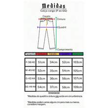 Calça Cargo Bege larga masculina estilo baggy hiphop streetwear - Bege - Visão 6
