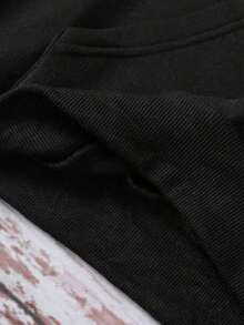 GOAT Signature Fan Pullover Hoodie - Unisex Casual Hooded Sweatshirt, 100% Cotton, Super Soft, Comfortable & Breathable Loose Fit Top With Drawstring Hood And Pocket - Perfect For Autumn, Winter, And Cool Spring Weather - Ideal Birthday, Christmas, Holiday, Valentine's Day, Father's Day, Mother's Day Gift For Soccer Football Lovers, Messi Enthusiasts, Dad, Mom, Teen Boys, Girls, Couple, Family, And Friends - Versatile Sportswear & Streetwear For Game Days, Training, Daily Casual Wear, And Fan GatheringsWarm And Comfortable - Black - View 3