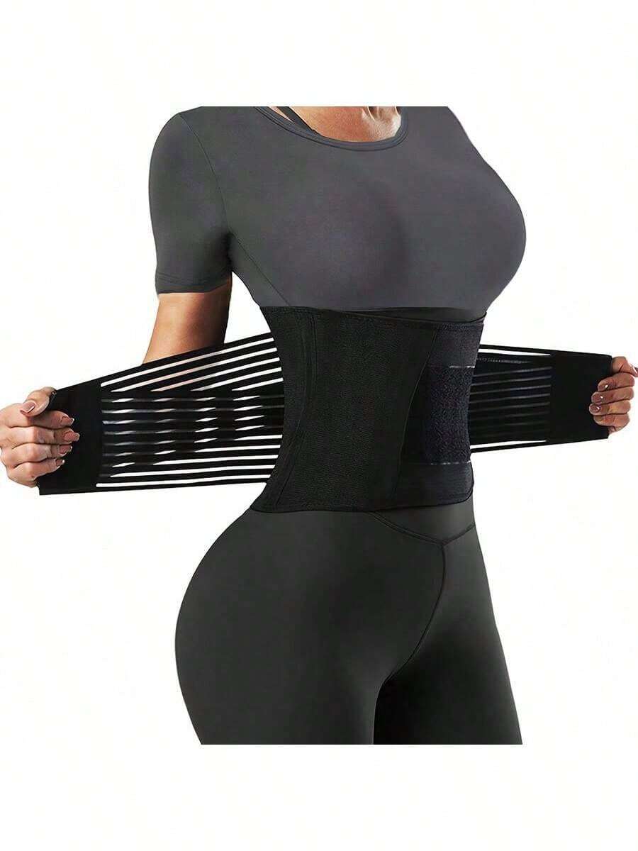 1 Stück Taillenformer Körperformer Schlankheitssheath Frauen Flacher Bauch Trimmer Korsett Fitness Gürtel Cincher Wickel Workout