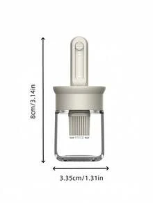 1 Piece Of Mogen Brush Oil Bottle - Leak-Proof And Drip-Proof Design, Easy To Clean, Retractable Direct-Touch Low Bottle, High Temperature Resistant, Suitable For Oil Bottles, Seasoning Bottles, Salad Seasoning, Suitable For Cooking, Barbecue, Grilling, Bread, Omelette, Baking Accessories, Suitable For Home, Kitchen, Outdoor Picnic, Camping, Travel And Restaurant Use, Kitchen Oil Dispenser - 彩色 - 查看 12