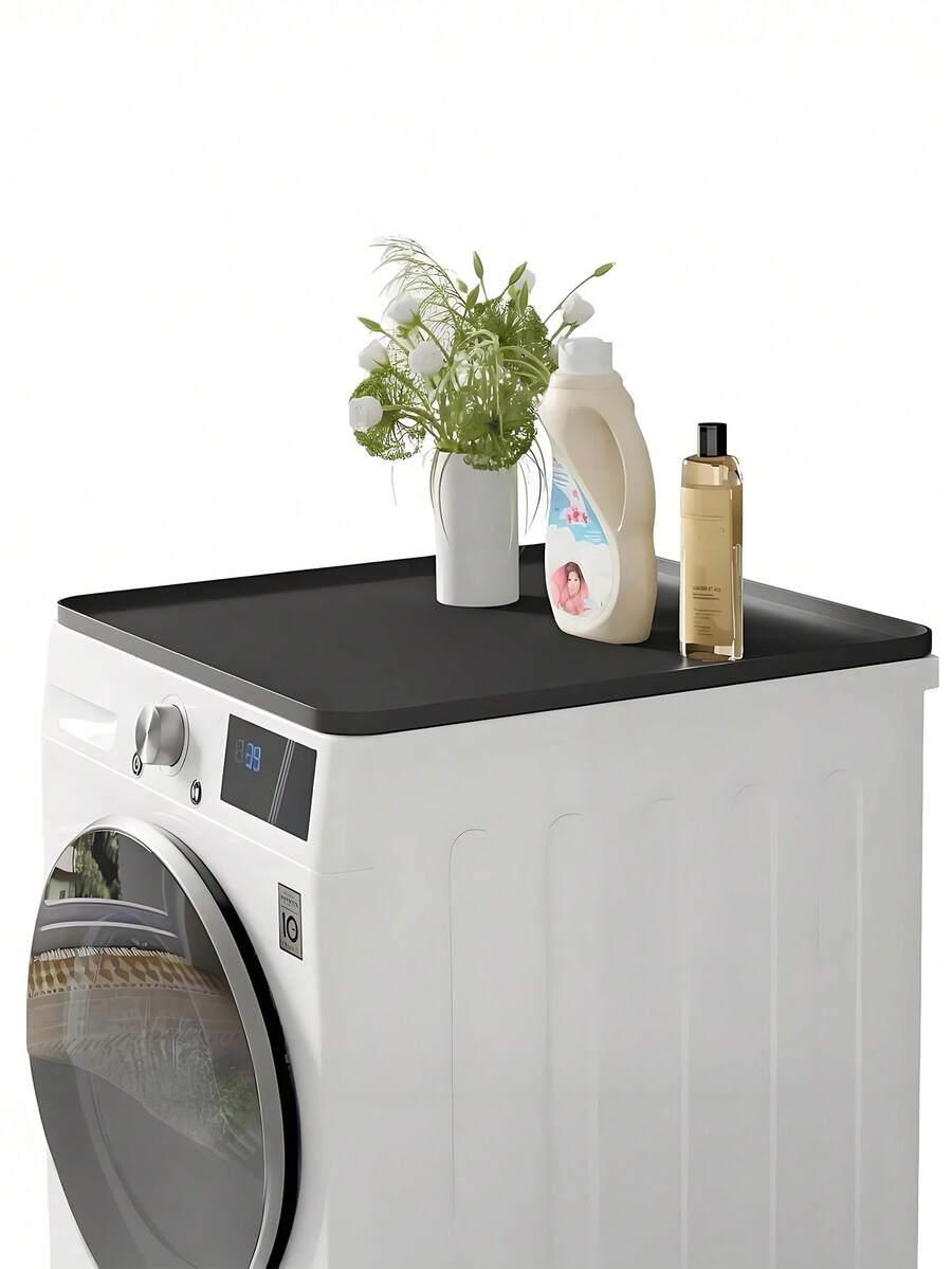 1pc Silicone Washing Machine Pad, Refrigerator Pad, Washing Machine Top Pad, Suitable For Placing On Top Of Washing Machine, Can Also Be Used As Coffee Machine Pad, Dish Drying Mat, Non-Slip Storage Pad, Large Pet Pad.