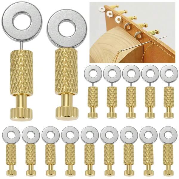 5 piezas Herramienta de posicionamiento de aguja de sutura DIY, aguja de sutura fija para suministros de manualidades