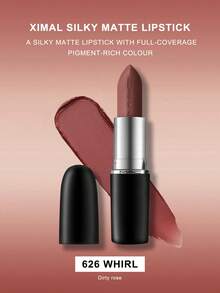 M.A.C XIMAL Satin Matte Lipstick - 626 Whirlwind (Dirty Rose) 3.5g - 626 WHIRL 0.12 Oz./3.5g - View 2