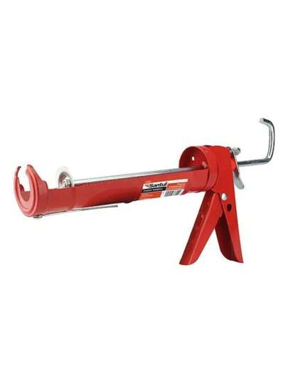 Pistola calafateadora espiga con cremallera herramienta profesional para aplicar silicón y selladores, diseño ergonómico