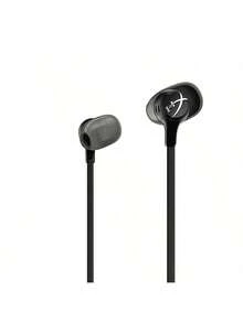 HyperX Cloud Earbuds II 雲雀2多平台相容耳機 14.3mm驅動單元震撼音效 高清晰麥克風 即插即用暢連手機/PC/遊戲主機 黑色 - 黑色 - 查看 1