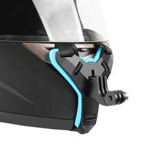 Suporte Capacete Moto Câmera Celular Galaxy Gopro Ios Queixo - Multicolorido - Visão 7
