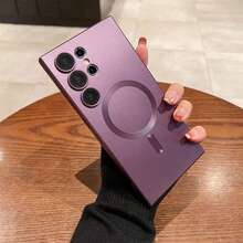 Luxury Magsafe Magnetic Case Compatible With Samsung Galaxy A56 A36 A26 A16 A06 S25 Ultra S24 Ultra S23 Ultra Soft TPU Cover