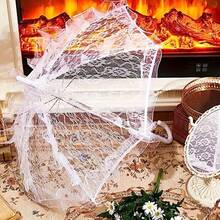 1 Elegant Vintage Lace Prop Umbrella, Aluminum Frame And 100% Polyester Fabric, Suitable For Bridesmaids, Weddings, 1920s Themed Parties, Photography Props, Photo Essentials, Classic Circular Design, Exquisite Lace Patterns, Durable Polyester Material - Hand Washable Only, Spring Summer Picks, Brides Maid Gifts, Room, Bedroom Decor, Bedroom Decor, Beach, Travel, For Men, For Women, Vacation - Multicolor - View 6