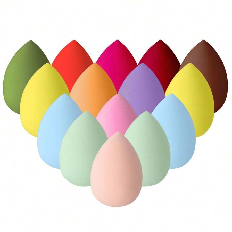 1/3/5/10pcs Pink Makeup Sponge Puff, Water-Absorbing Dry & Wet Dual-Use Makeup Tool, Non-Absorbing Soft And Easy To Apply Powder, Large Teardrop-Shaped Facial Makeup Blender [For Makeup, Powder Application, Daily Gifts],Random Color,Cheap,Valentine's Day,Cheap Items,Travel,Travel Essential,Room Decor,Valentine's Gift,Cheap Stuff,Room,1 Dollar Items,Vacation Essentials,Gifts For Women,Bedroom,Valentine,99 Cent - Multicolor - View 1