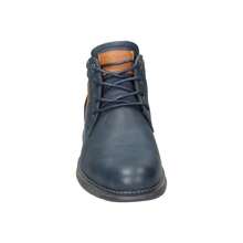 REFRESH | Stivali casual Refresh da uomo – Stivali dettagliati – Stivali con cerniera e lacci – Stile casual – per l'inverno – Comodi e versatili – Abbinabili – Modello 173249 - Blu - Visualizzare 3