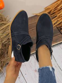 Western Style Side Zipper Buckle Casual Short Sleeve Shirt, Suitable For Campus And Outdoor