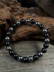 1 件波西米亚风格 8 毫米彩虹黑曜石和玛瑙手链 - 男女通用手工珠宝，适合日常佩戴、聚会和礼物，增强思维清晰度和专注力，十二月诞生石 - 多色2 - 查看 2