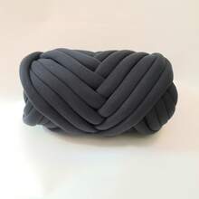 1 Roll Chunky Iceland Yarn, DIY Bag, Handmade Knitting, Pillow, Cat Bed, Super Thick Stuffing Yarn Strips, Suitable For Weaving Various Items, No Tools Needed, Hands-On Crafting For Bags, Baskets, Pillows, Pet Beds, DIY Crafts - Multicolor - View 9