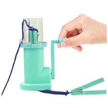 1个便携式手动绳索编织机，家居装饰绕线工具